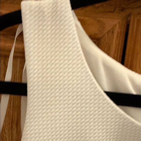 Studio One Two-Tone Midi Sheath Dress Sz 6 Black and White - Picture 6 of 15